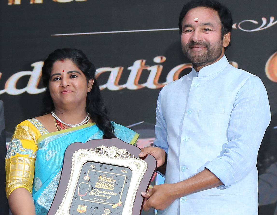 With Minister G. Kishan Reddy