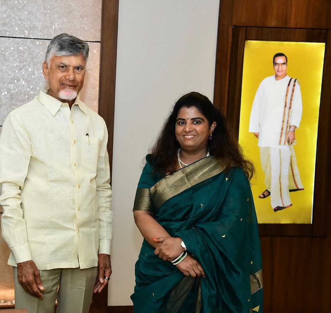 With CM N. Chandrababu Naidu
